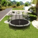 Acon Air 15ft Round Trampoline with Premium Net and Ladder - Image 3