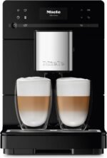 Miele CM 5310 Silence - Automatic coffee machine with OneTouch for Two, Aromatic System, coffee maker, cleaning programs and more, in obsidian black