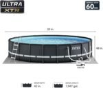 INTEX Ultra XTR Frame Round Above Ground Swimming Pool Set with Pump - Image 5