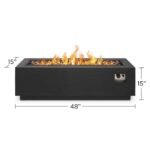 Real Flame Lanesboro Propane or Natural Gas Fire Pit Table - Image 4